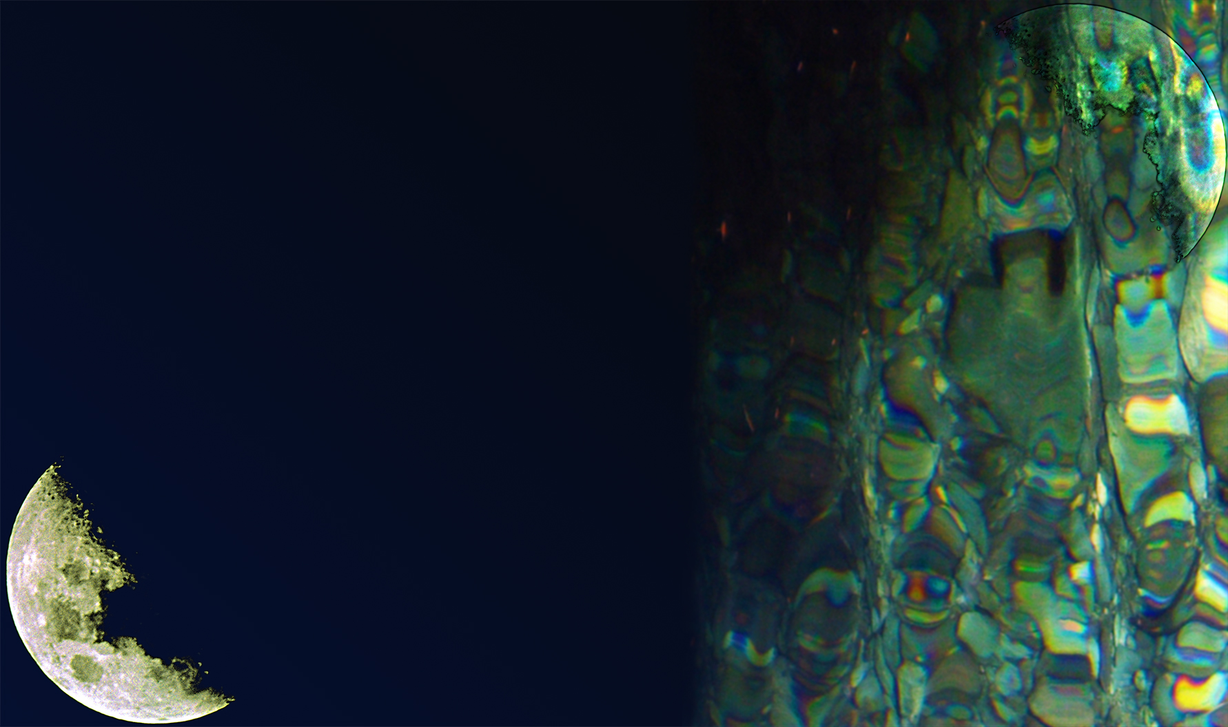 depth of drop, height of moon